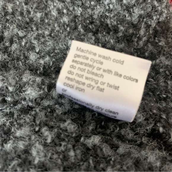 Mary Made In Italy Alpaca Wool Blend Open Front Cardigan Sweater - Picture 9 of 10